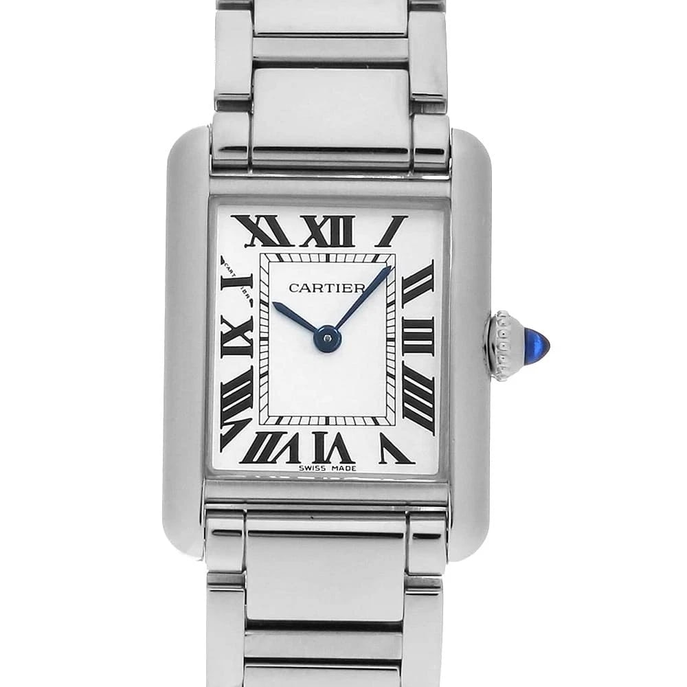 CARTIER TANK MAST SILVER WATCH: Cartier Tank mast Silver Watch Brand: Cartier Type/Style: Wrist watch Material: Case Material Stainless Steel Belt Material Stainless Steel Color: Dial Color Silver Size: Case:W29.5mm x H22mm