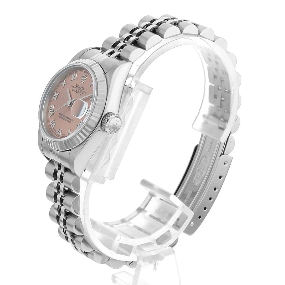 ROLEX DATEJUST PINK WATCH - 2