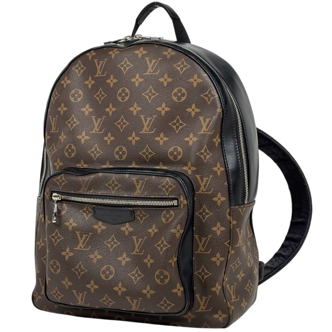 LOUIS VUITTON JOSH BAG PACK BACKPACK MONOGRAM MACACER: Louis Vuitton Josh Bag pack Backpack Monogram macacer Brand: Louis Vuitton Type/Style: Backpack Material: Monogram macacer ?leather Color: Brown Black Size: Width 31cm(12.2") Height 39cm(15.4") Depth 