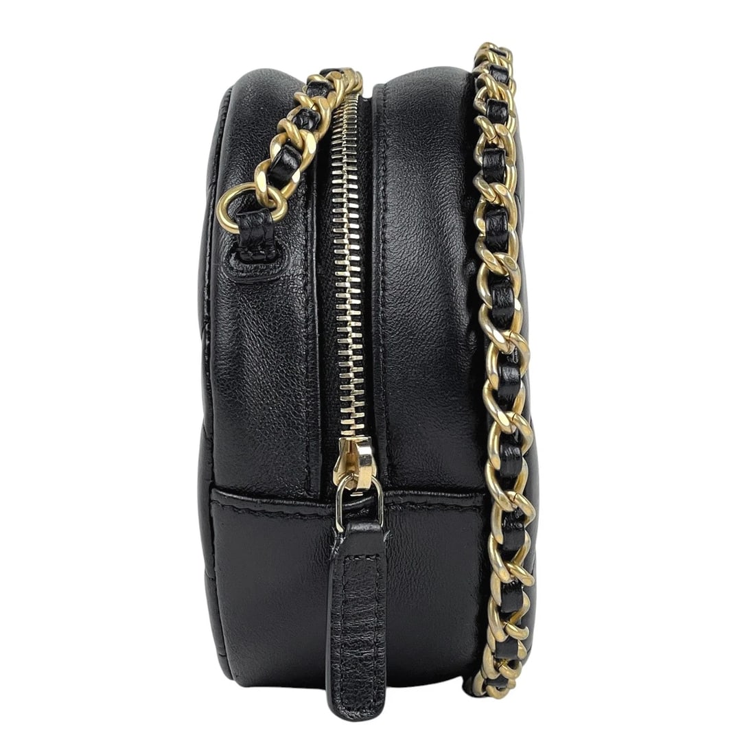 CHANEL (INTERLOCKING) CC LOGO CHAIN SHOULDER BAG - 4