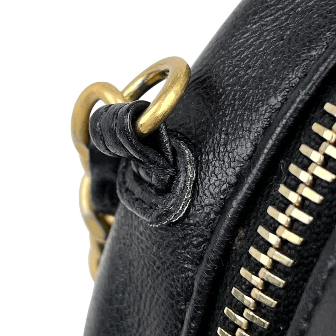 CHANEL (INTERLOCKING) CC LOGO CHAIN SHOULDER BAG - 8