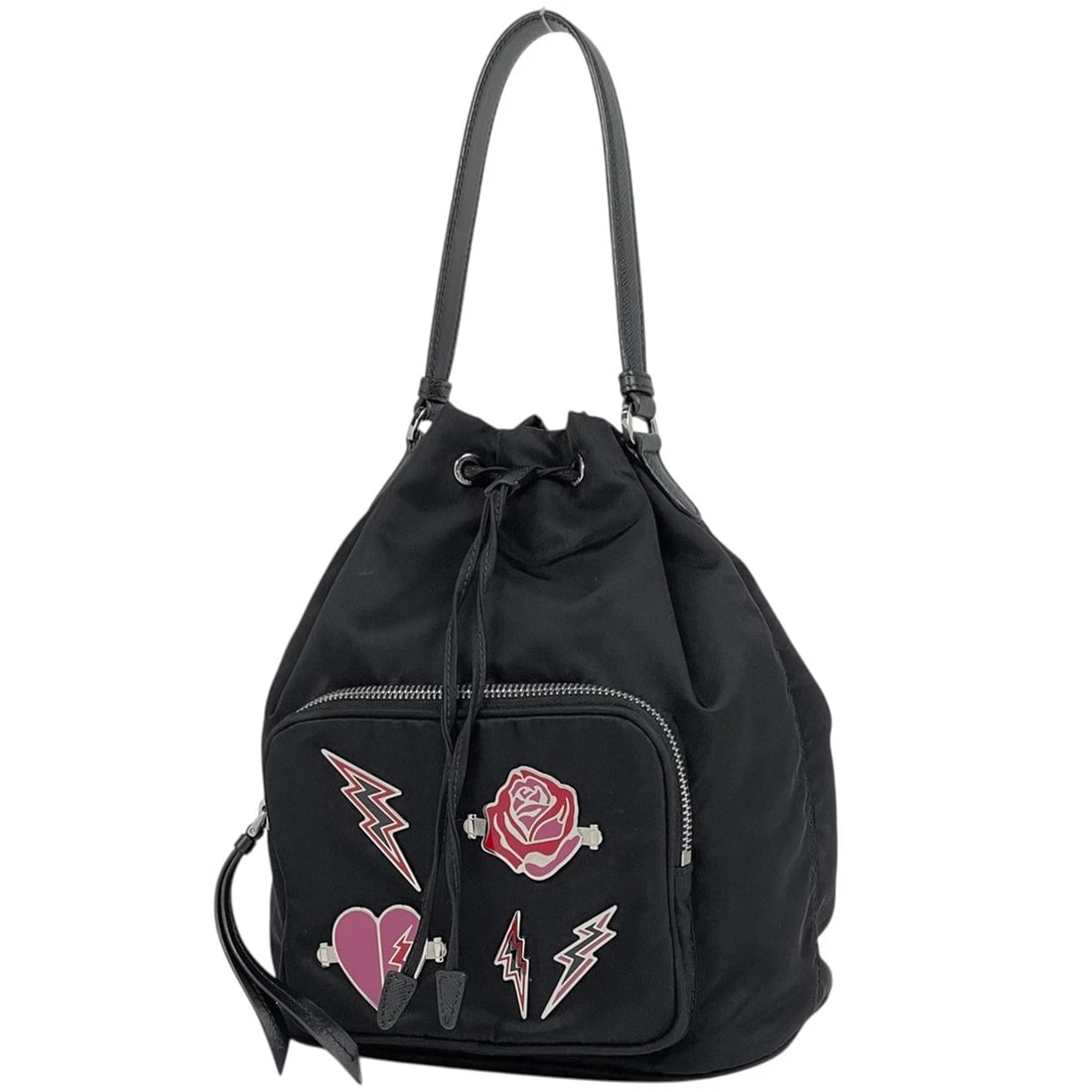 PRADA WITH LOGO HAND BAG ROBOPATCH 2WA (1 of 7)