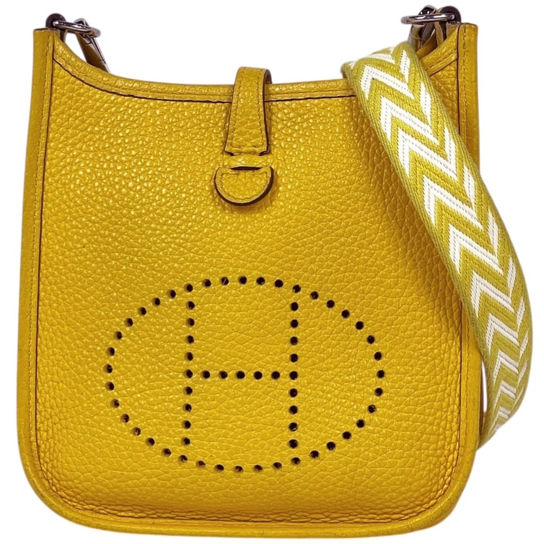 HERMES EVELYN TPM AMAZON POCHETTE MINI PUNCHING SHOULDER BAG (1 of 9)