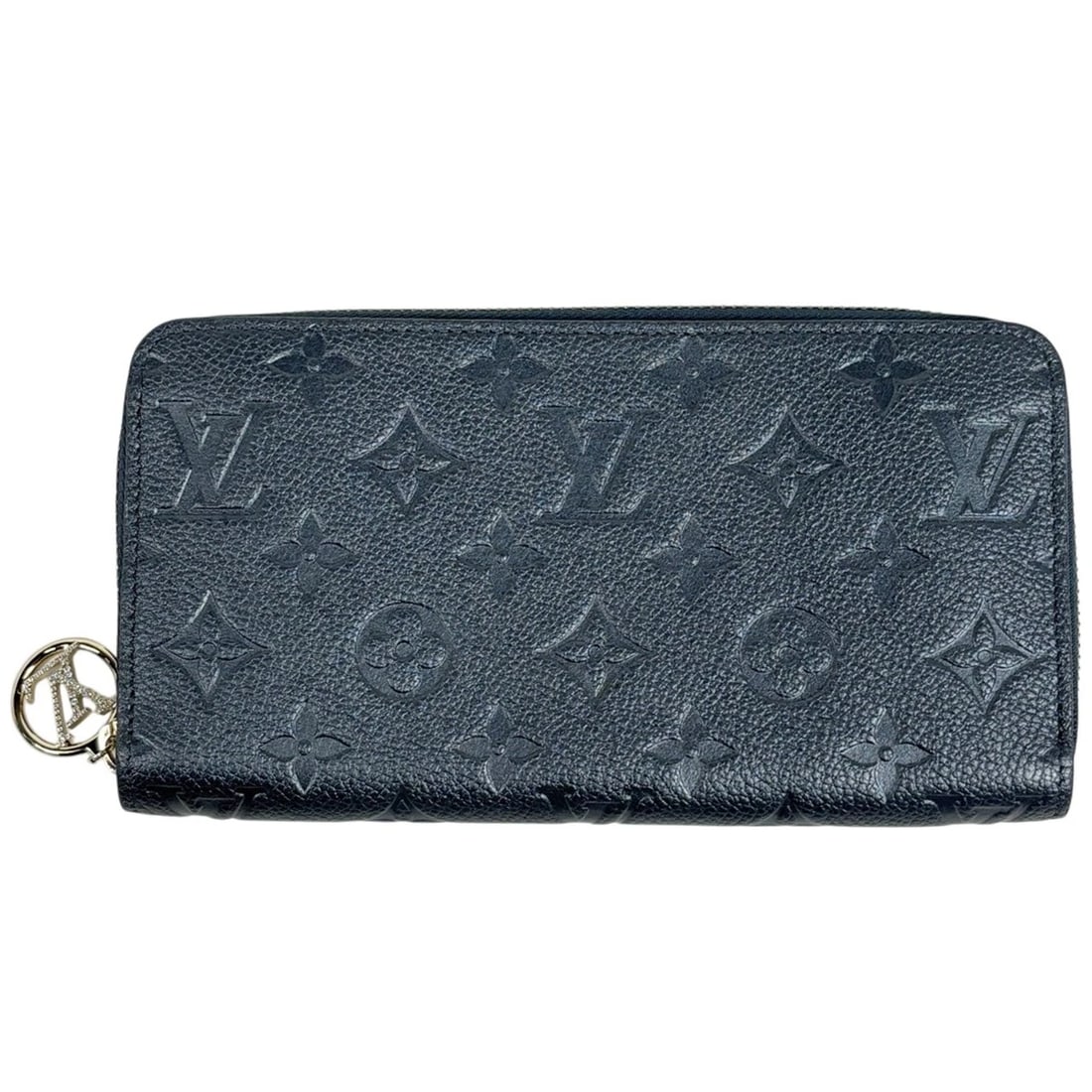 LOUIS VUITTON ZIPPY WALLET ZIP AROUND METALLIC LONG WALLET: Louis Vuitton Zippy wallet Zip Around Metallic Long Wallet Brand: Louis Vuitton Type/Style: Long Wallet Material: Monogram Ann Platt Color: Navy blueBlue Size: Width 19cm(7.5") Height 10.5cm(4.1") Dep