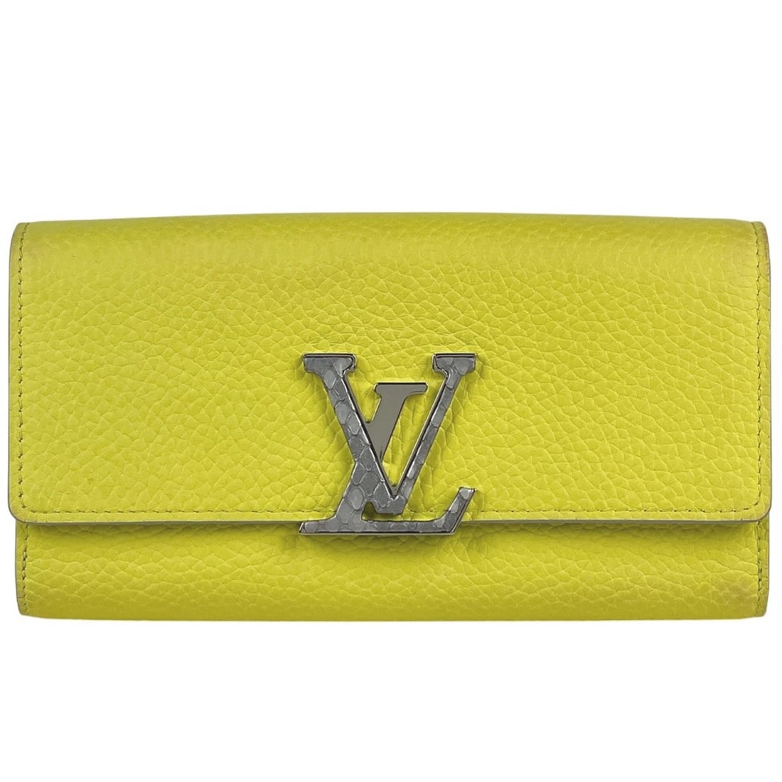 LOUIS VUITTON PORTEFEIULLE CAPUCCINE LONG WALLET (1 of 8)