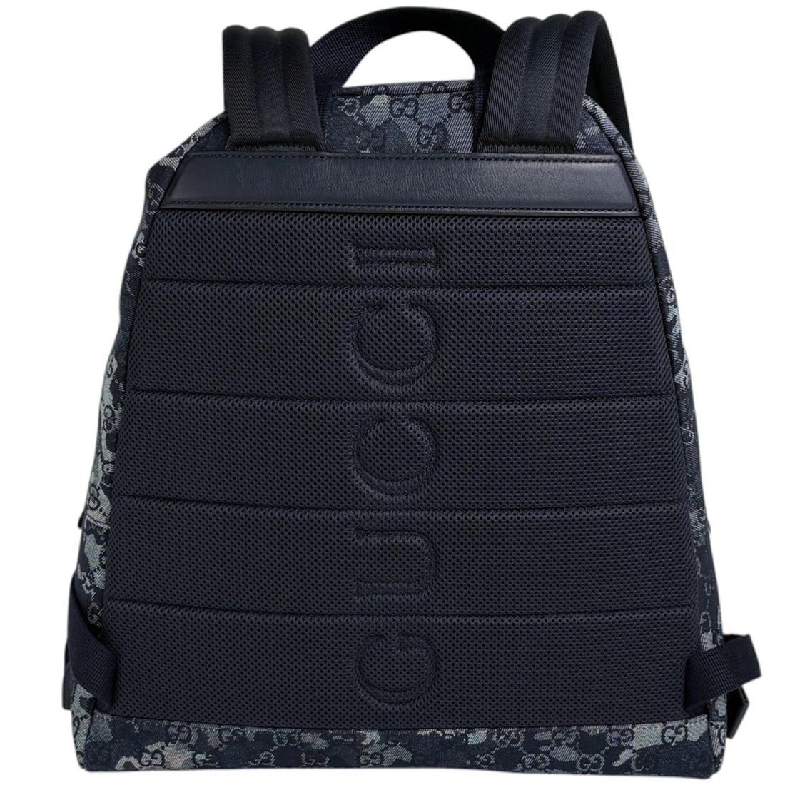 GUCCI GG DENIM LARGE BACKPACK DAY PACK BACKPACK - 3