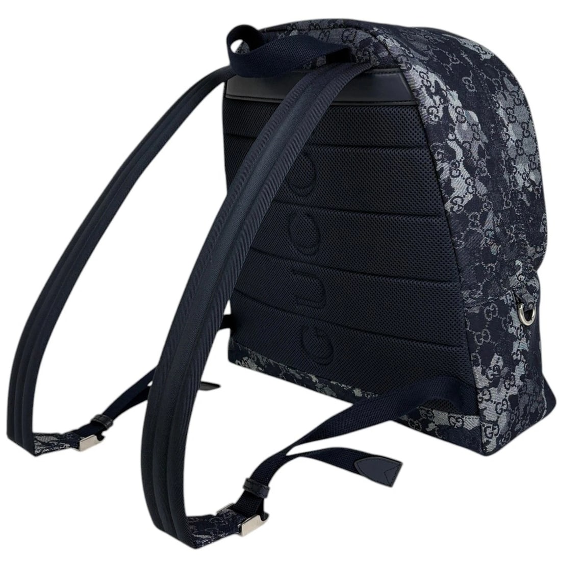 GUCCI GG DENIM LARGE BACKPACK DAY PACK BACKPACK - 6