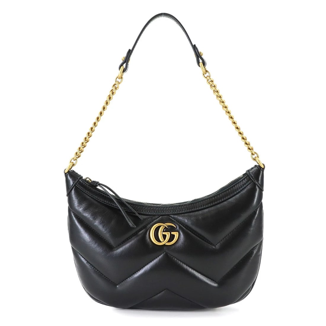 GUCCI GG MARMONT SMALL QUILTING SHOULDER BAG LEATHER: GUCCI GG Marmont Small Quilting Shoulder Bag Leather Brand: GUCCI Type/Style: Shoulder Bag Material: Leather Color: Black Size: W 8.27 inch, H 6.69 inch, D 0.79 inch Accessories: None Acce