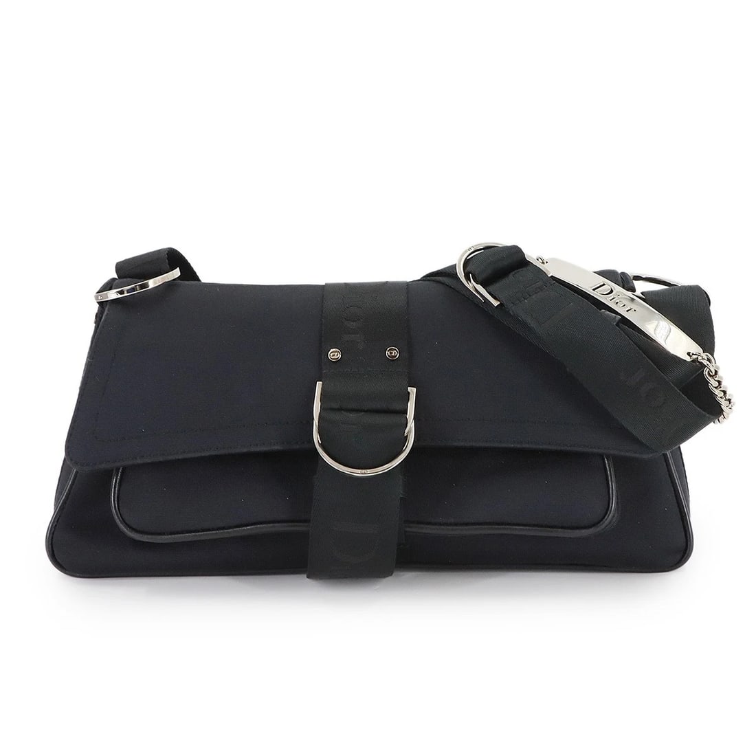 CHRISTIAN DIOR HARDCORE SHOULDER BAG CANVAS LEATHER (1 of 5)