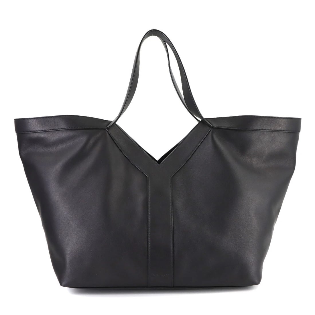 SAINT LAURENT Y TOTE BAG LEATHER: SAINT LAURENT Y Tote Bag Leather Brand: SAINT LAURENT Type/Style: Tote Bag Material: Leather Color: Black Size: W 14.17 inch, H 12.99 inch, D 8.27 inch Accessories: None Accessories Notice: When