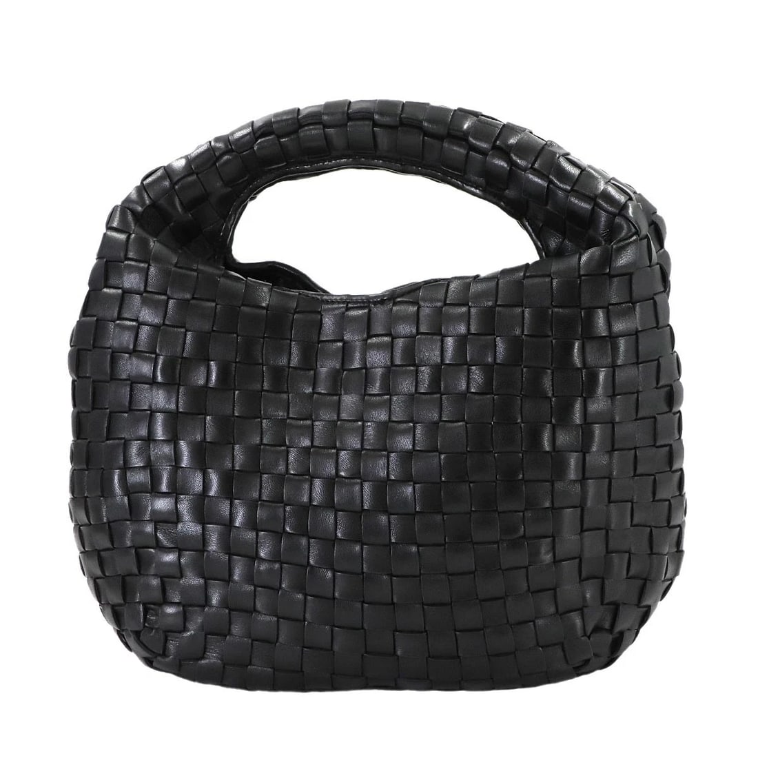 BOTTEGA VENETA INTRECCIATO HOBO HAND BAG LEATHER: BOTTEGA VENETA Intrecciato Hobo Hand Bag Leather Brand: BOTTEGA VENETA Type/Style: Hand Bag Material: Leather Color: Black Size: W 13.78 inch, H 9.45 inch, D 7.09 inch Accessories: None Accessories