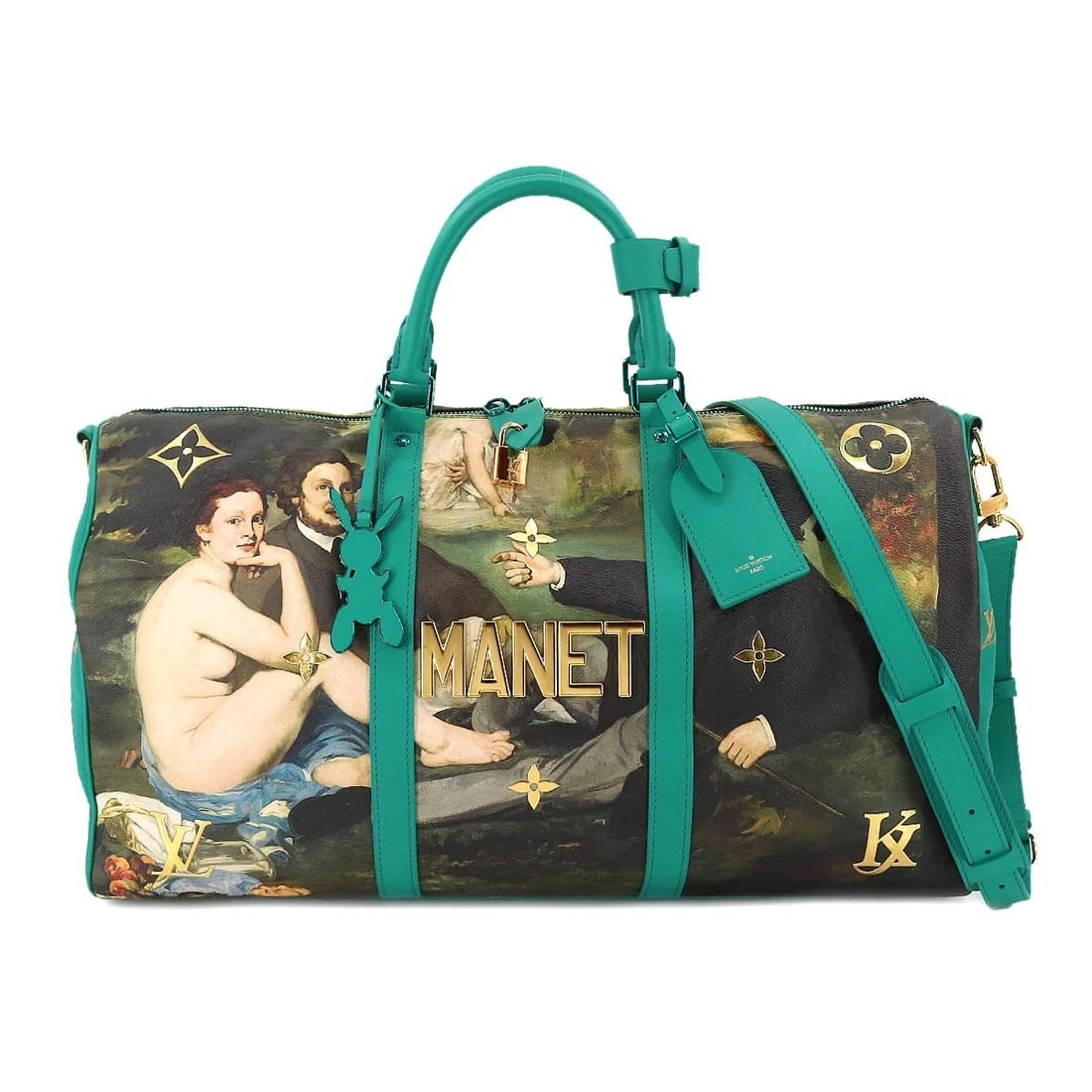 LOUIS VUITTON MASTERS MANET KEEPALL BANDOULIERE 50 LUGGAGE (1 of 6)