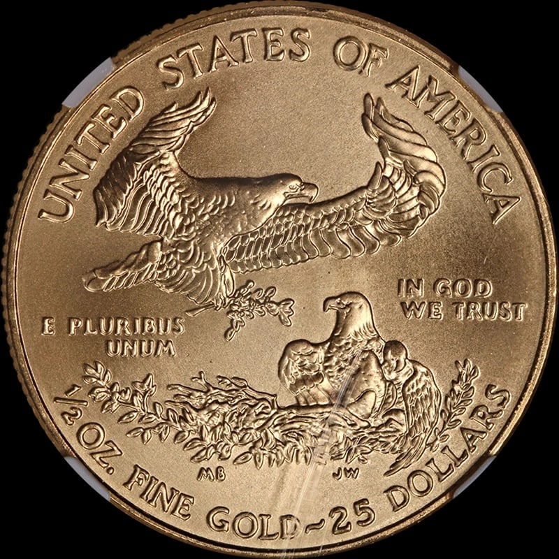 2011 GOLD AMERICAN EAGLE $25 - 2