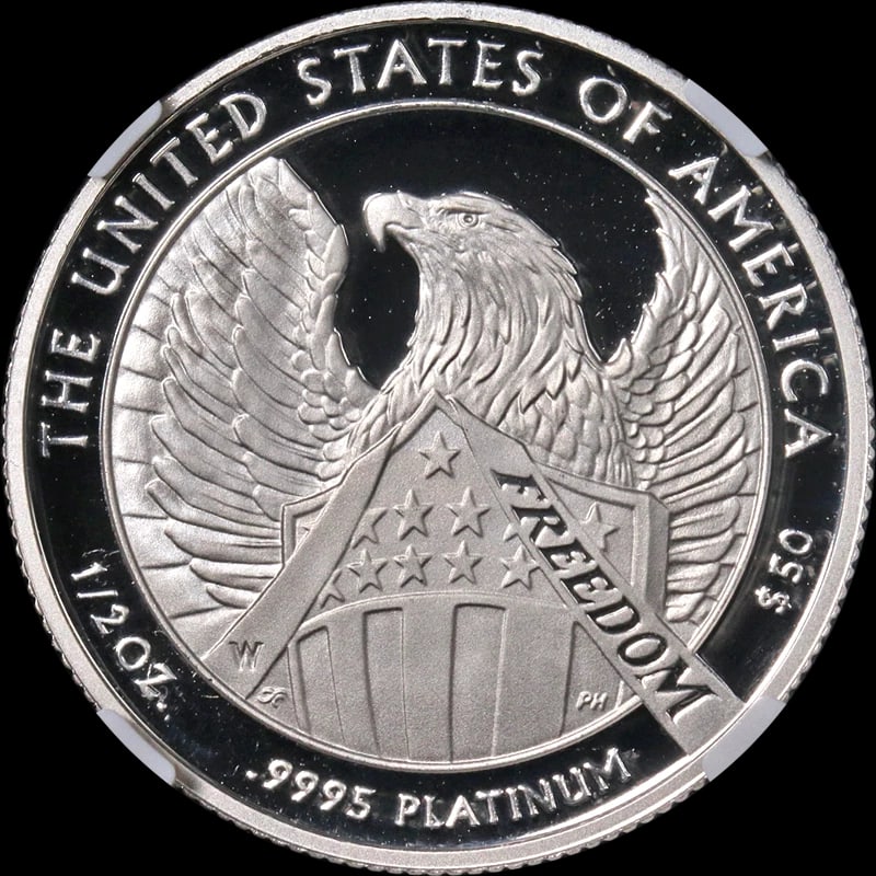 2007-W PLATINUM AMERICAN EAGLE $50 - 2