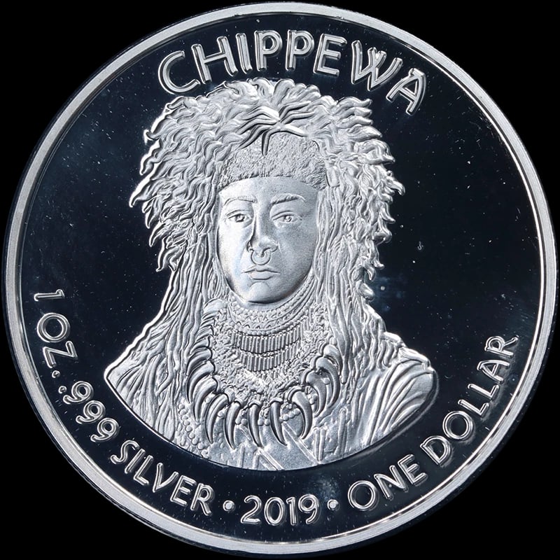 NATIVE AMERICAN SILVER DOLLAR COLLECTION - 3