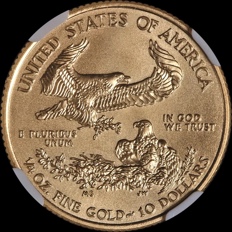 2015 GOLD AMERICAN EAGLE $10 - 2