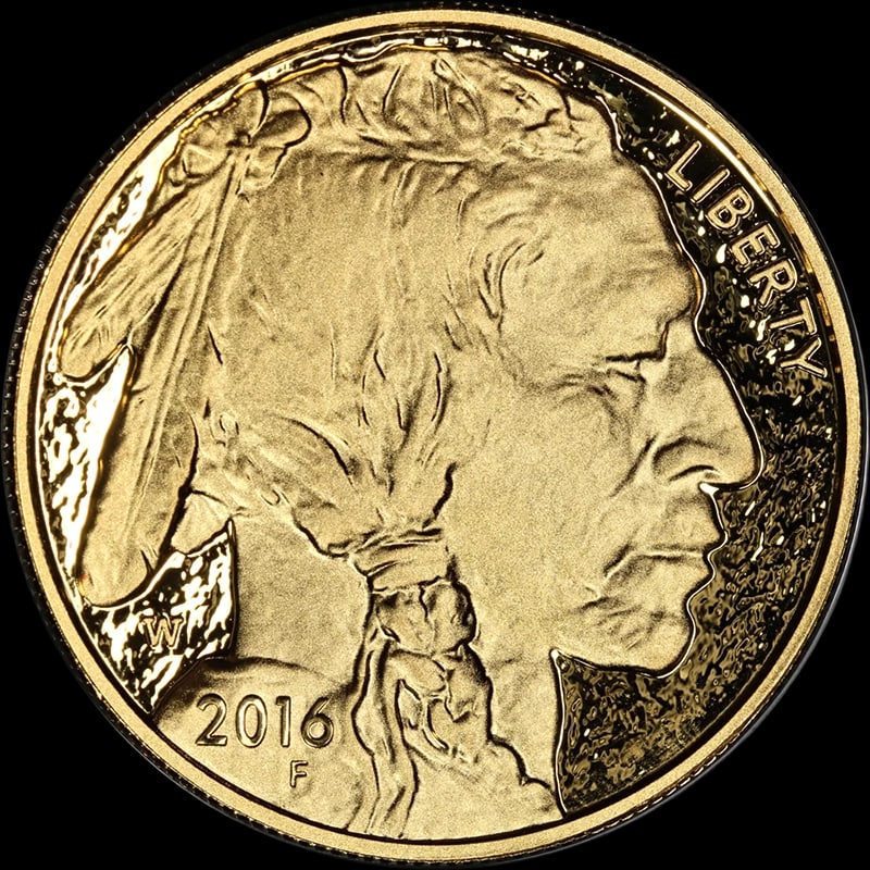 2016-W BUFFALO GOLD $50: 2016-W Buffalo Gold $50 Year: 2016 Fineness: 0.9999 Composition: Gold Denomination: $50 Country of Origin: United States Accessories: None Accessories Notice: When purchasing pre-owned goo