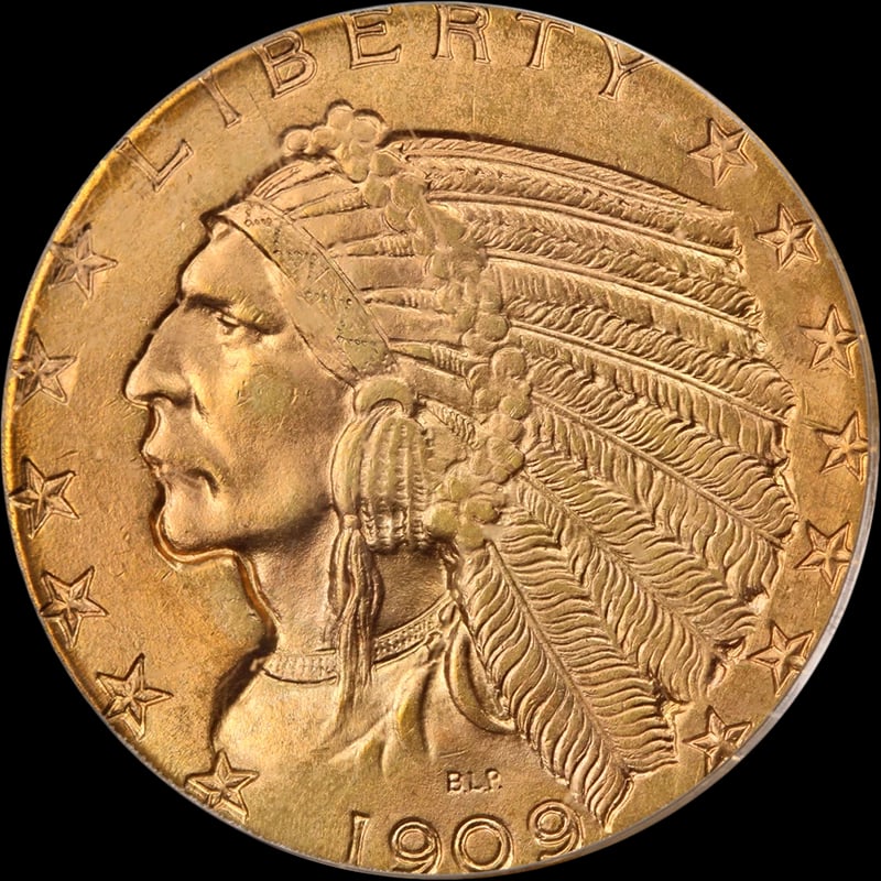 1909-P INDIAN GOLD $5 (1 of 2)