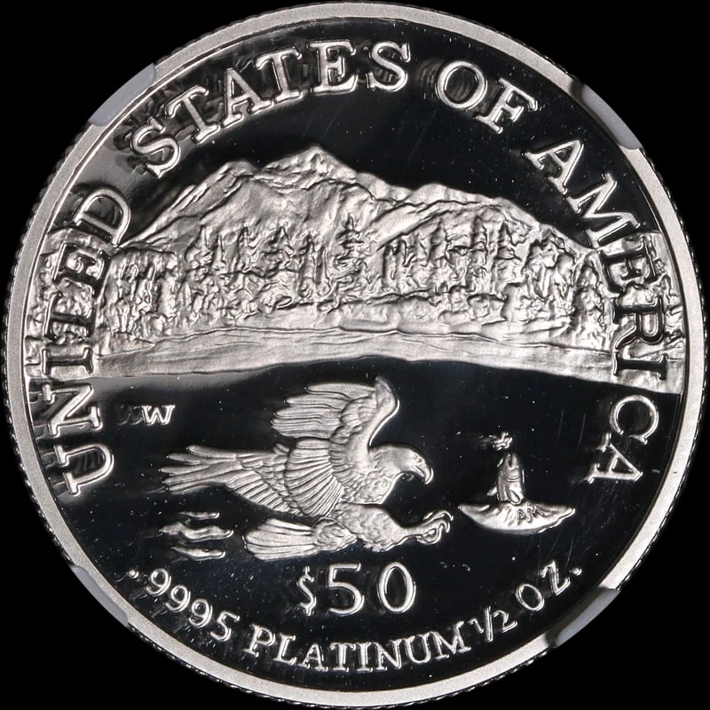 2002-W PLATINUM AMERICAN EAGLE $50 - 2