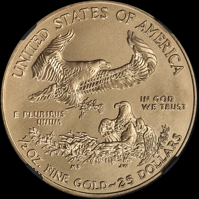 2019 GOLD AMERICAN EAGLE $25 - 2