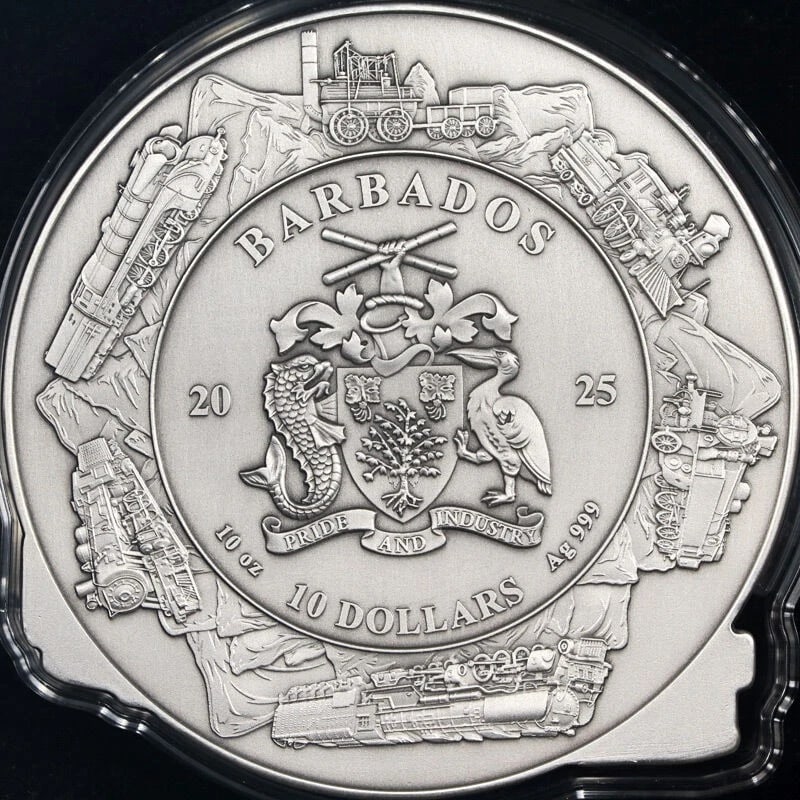 2025 BARBADOS SILVER $10 - 2