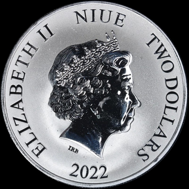 2022 NIUE SILVER $2 - 2