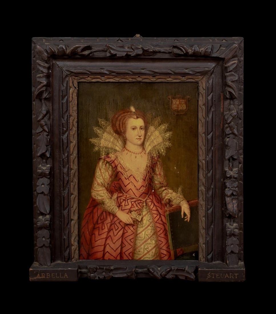 COURT PORTRAIT OF LADY ARABELLA STUART OIL PAINTING (1 of 10)