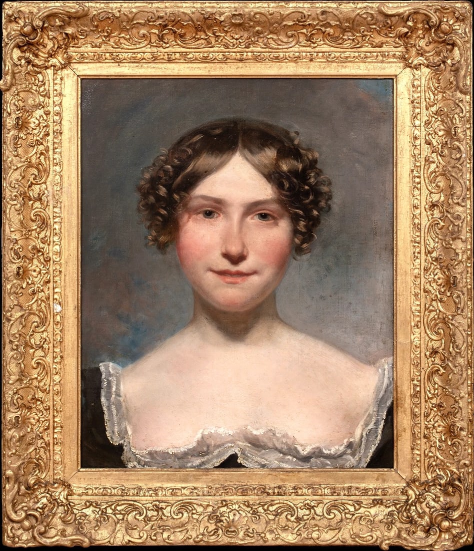 PORTRAIT?OF A LADY OIL PAINTING (1 of 10)