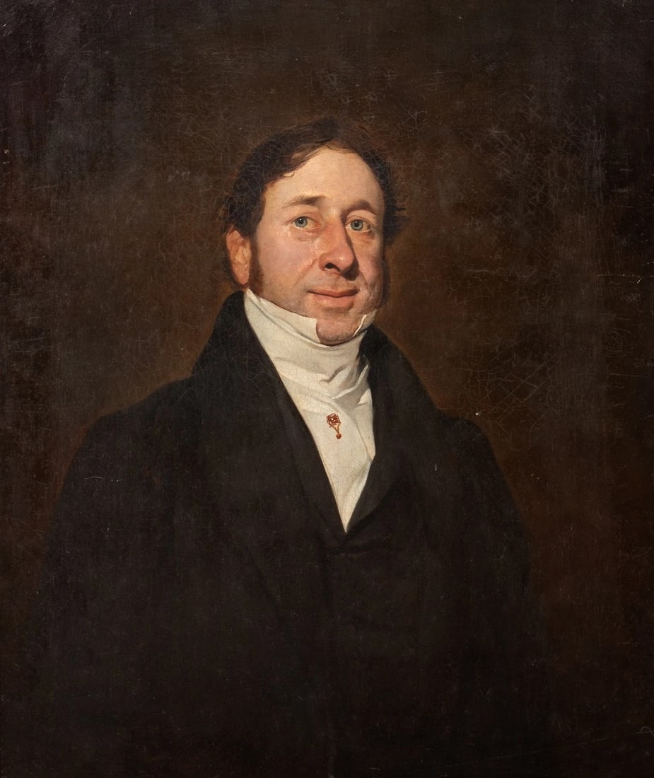 PORTRAIT OF A GENTLEMAN OIL PAINTING (1 of 9)