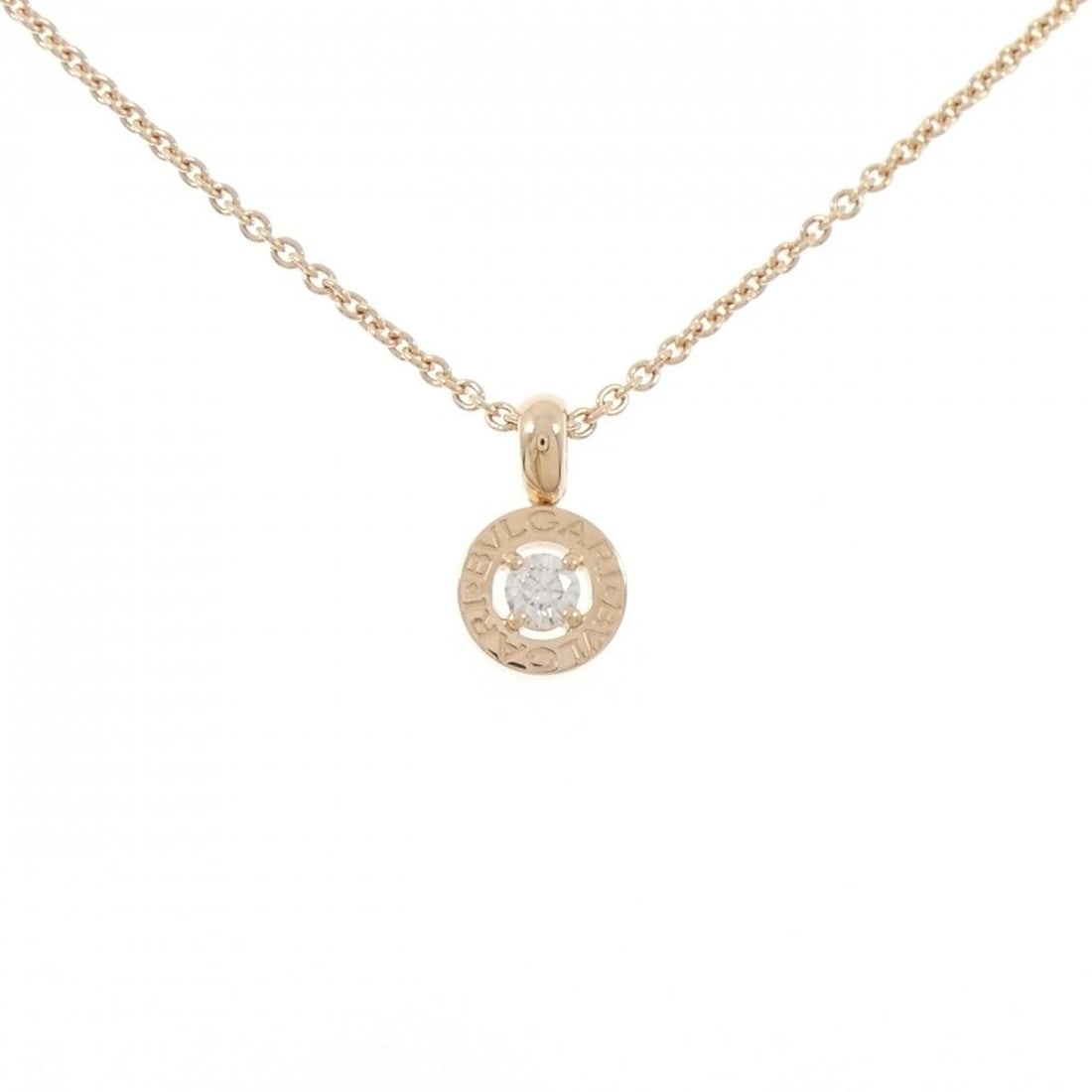 BVLGARI BVLGARI BVLGARI NECKLACE: Bvlgari Bvlgari Bvlgari Necklace Brand: BVLGARI Type/Style: Bulgari Necklace Material: 750 Pink Gold, Main Stone/Creation Natural Color: Pink Gold Size: Pendant length approx. x width approx.:
