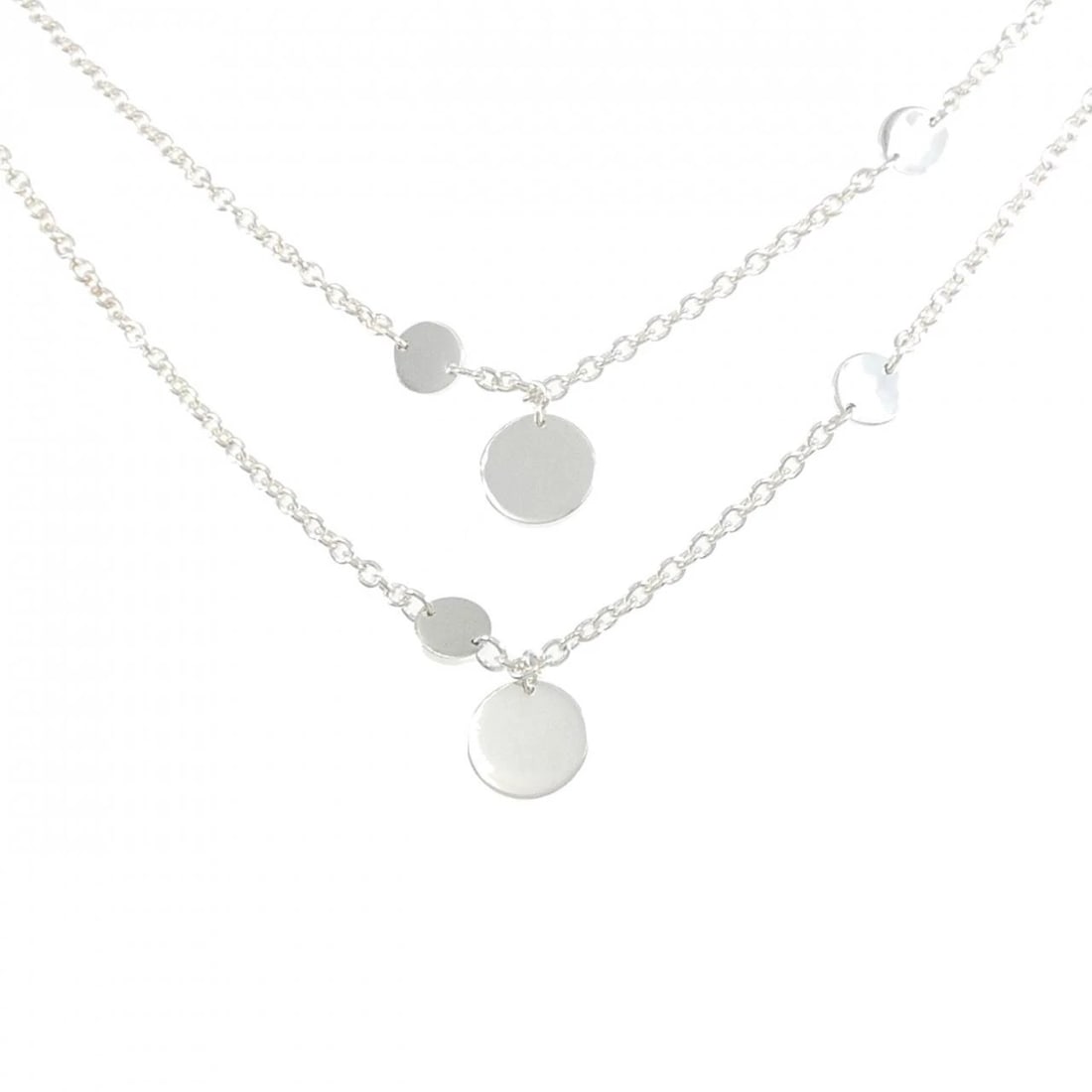 HERMES EX LIBRIS NECKLACE: Hermes Ex Libris Necklace Brand: HERMES Type/Style: Hermes Necklace Material: 925Silver/750Pink Gold Color: none Size: Motif maximum width approx.: 13.5mm Chain maximum width approx.: 2.4mm Size