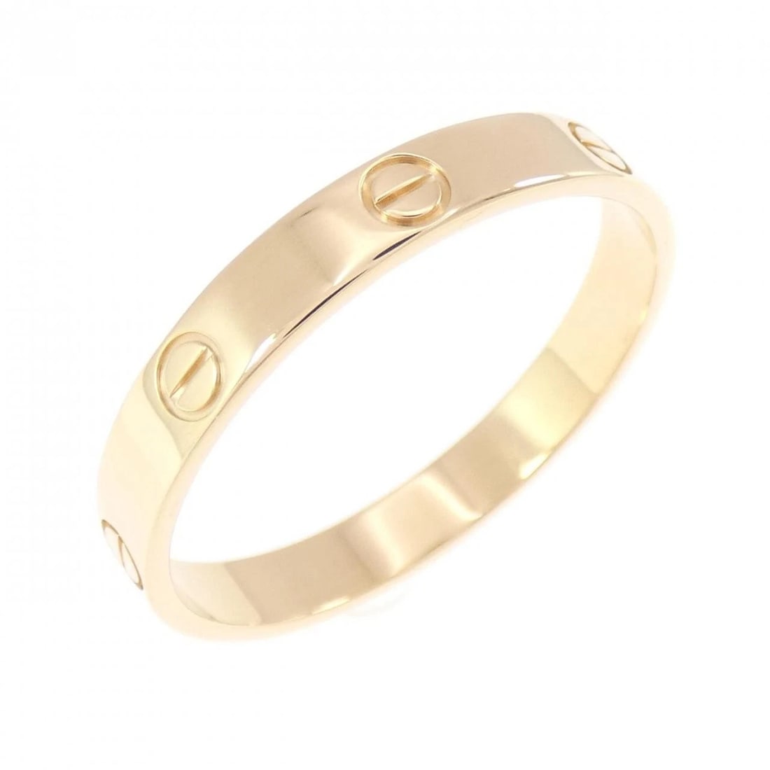 CARTIER MINI LOVE RING: Cartier Mini Love Ring Brand: CARTIER Type/Style: Cartier Ring Material: 750 yellow gold Color: yellow gold Size: US12 3/4(69) Accessories: None Accessories Notice: When purchasing pre-owned goods,