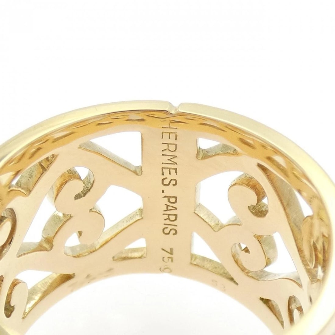 HERMES 750YG RING - 4