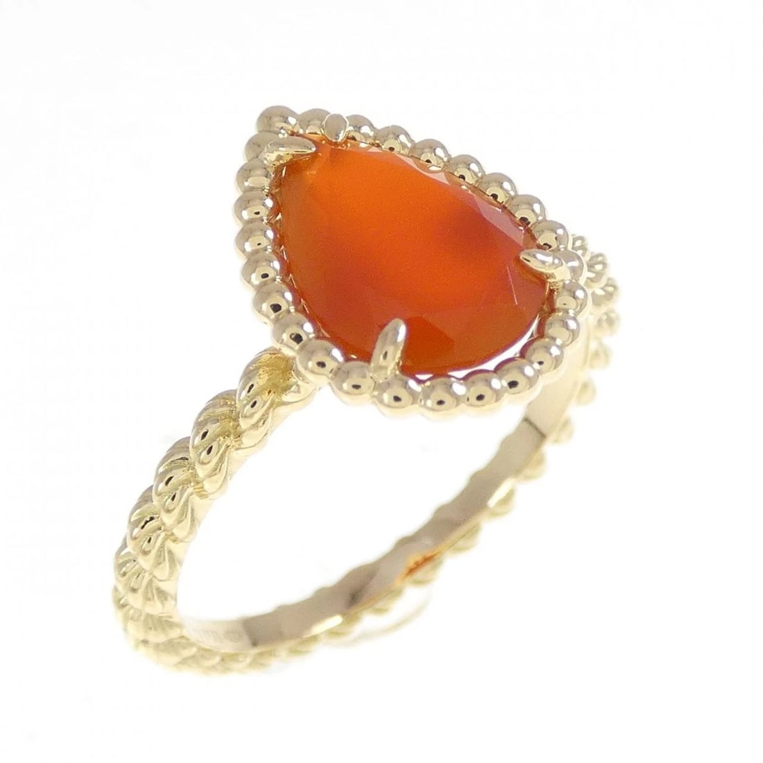 BOUCHERON SERPENT BOHEME RING: Boucheron Serpent Boheme Ring Brand: Boucheron Type/Style: Boucheron Ring Material: 750 yellow gold, Main Stone/Creation Carnelian Color: yellow gold Size: US6(52) Accessories: None Accessories