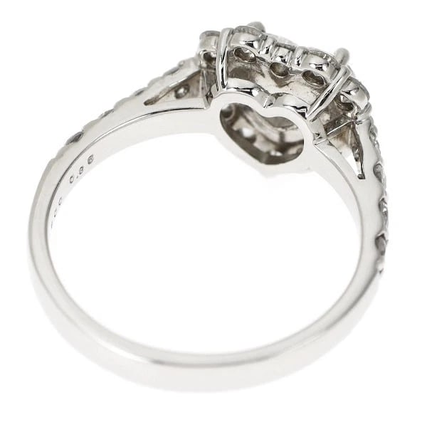 PT900 HEART SHAPE DIAMOND RING - 2