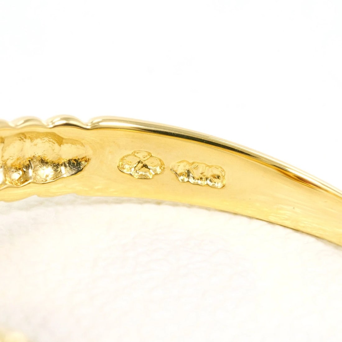 18K YELLOW GOLD RING - 4