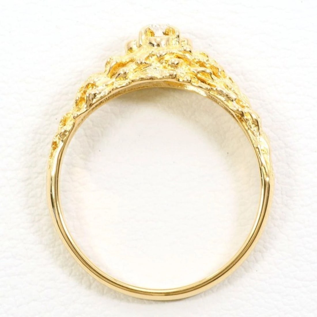 18K YELLOW GOLD RING - 2