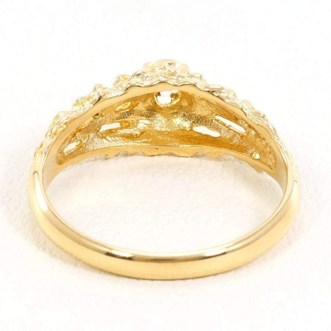 18K YELLOW GOLD RING - 3