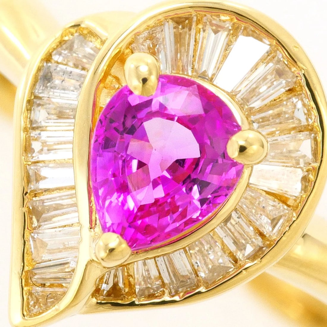 18K YELLOW GOLD RING - 2
