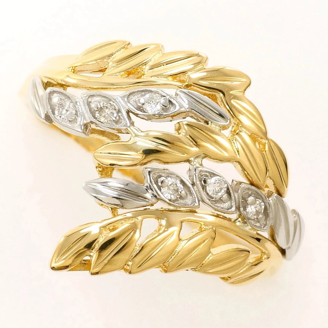 PLATINUM (PT) AND YELLOW GOLD (18K) RING (1 of 3)