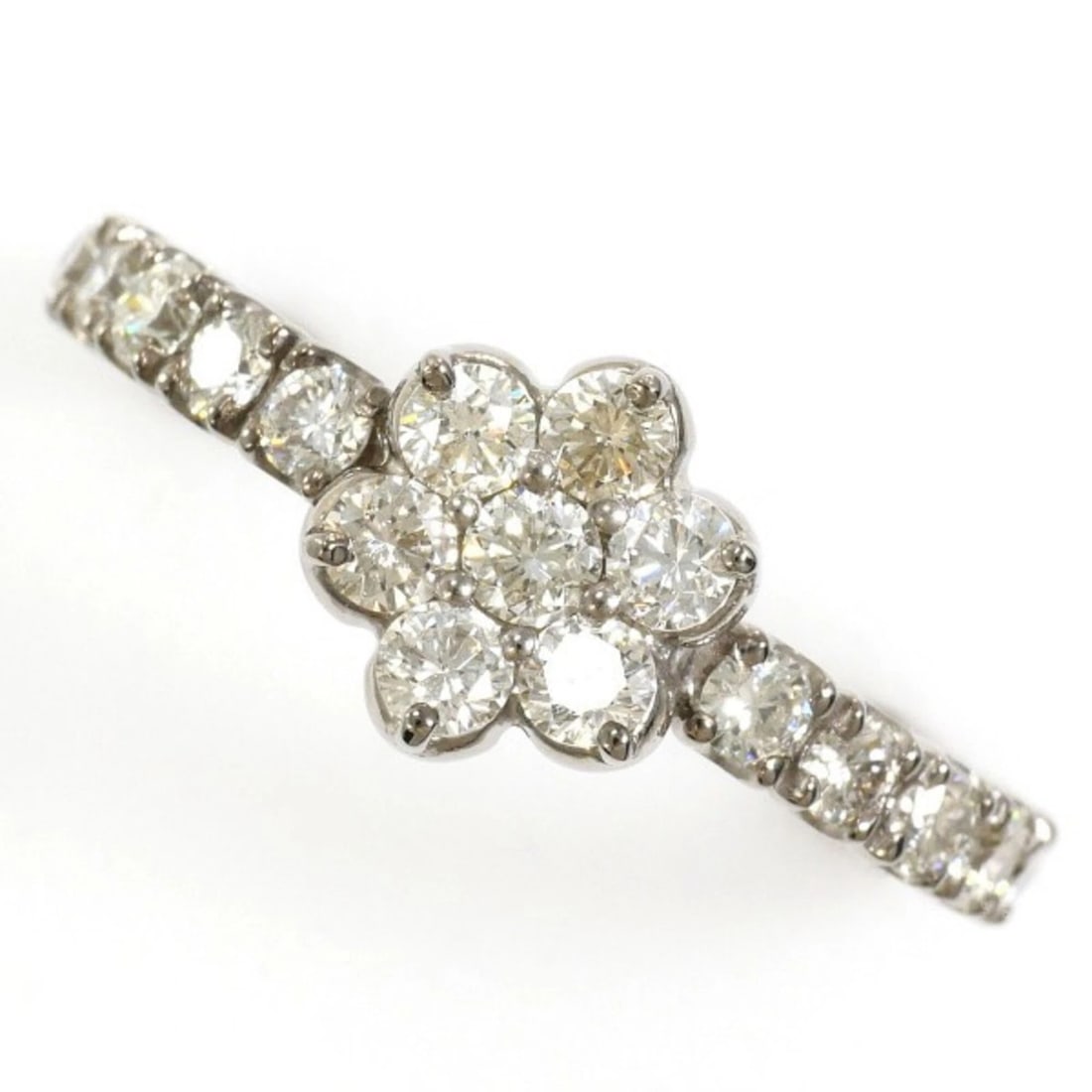 18K WHITE GOLD RING DIAMOND (1 of 4)