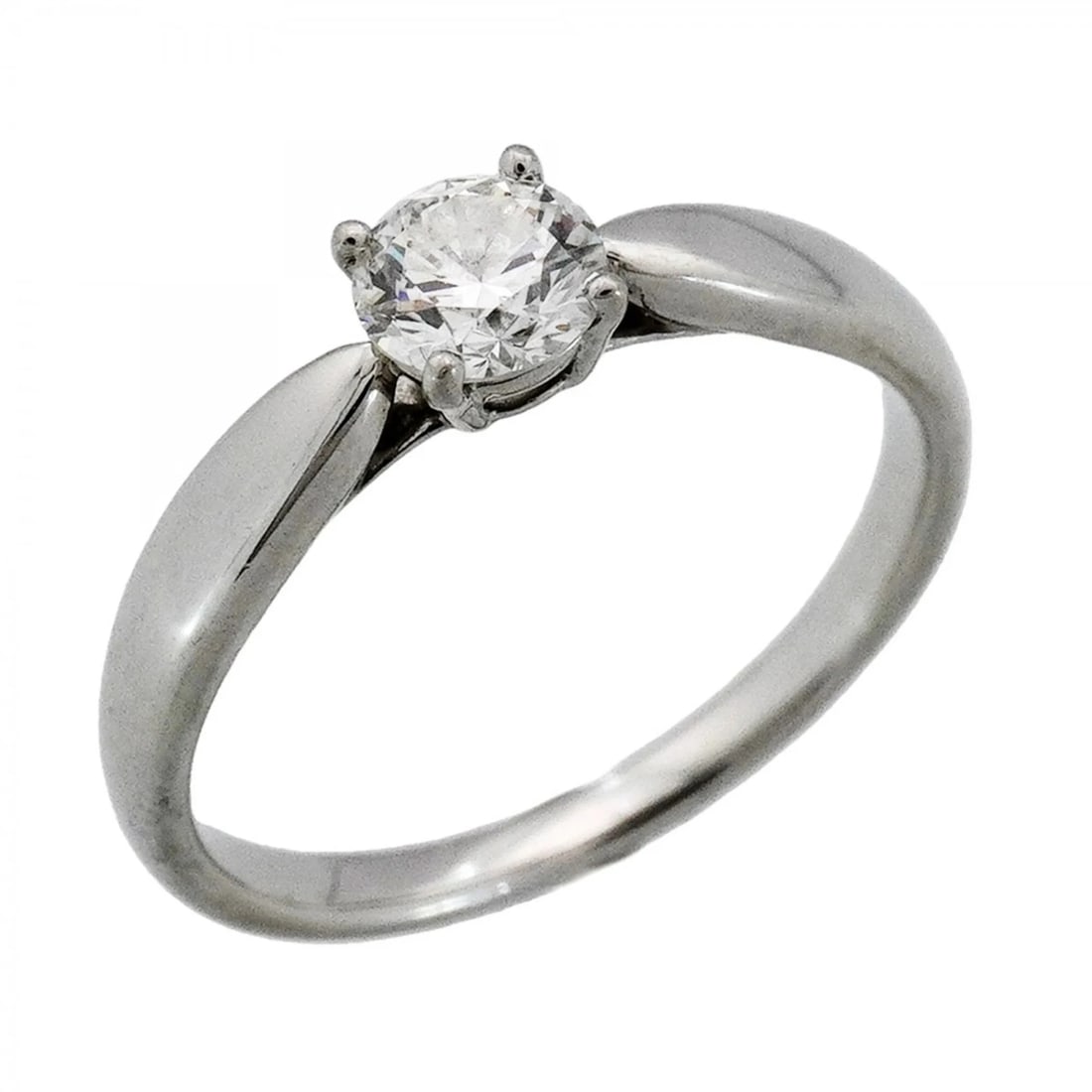TIFFANY & CO. HARMONY RING, 1PD (ONE DIAMOND), PT950 PLATINUM: Tiffany & Co. Harmony Ring, 1PD (One Diamond), Pt950 Platinum Brand: Tiffany Type/Style: Band Ring Material: Platinum 950 Color: Silver Size: US 5.5 Accessories: None Accessories Notice: W
