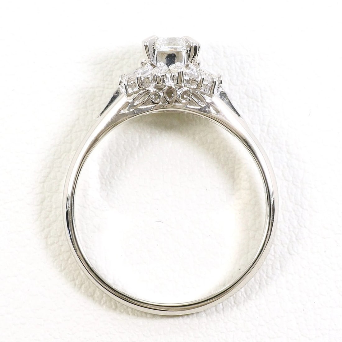 PT850 PLATINUM RING DIAMOND - 3