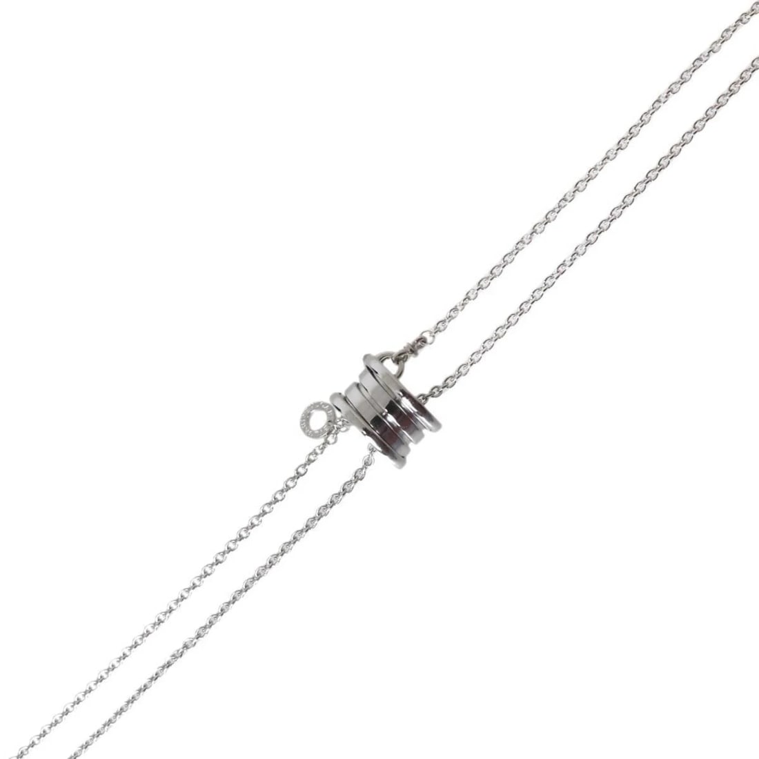 BVLGARI B-ZERO1 NECKLACE, 18K WHITE GOLD: BVLGARI B-ZERO1 Necklace, 18K White Gold Brand: Bvlgari Type/Style: Necklace Material: White gold (18K) Color: White gold Size: Neck Circumference 41 cm / 16.14'' Pendant Size 7.9mm x 14.7mm / 0.31''