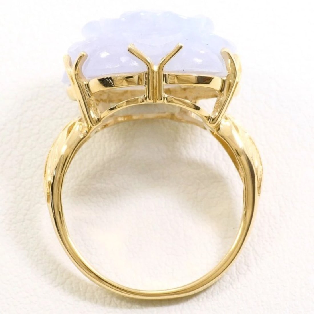 14K YELLOW GOLD RING - 2