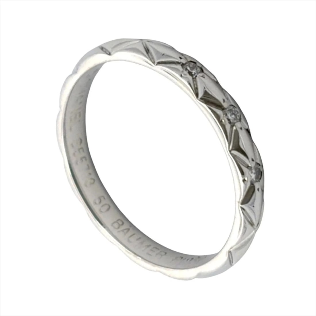 CHANEL COCO CRUSH 3-DIAMOND RING, PLATINUM 950 (1 of 2)
