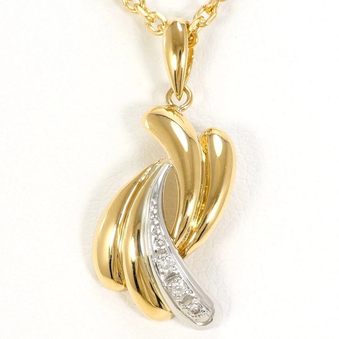 PT900 PLATINUM 18K YELLOW GOLD NECKLACE (1 of 3)