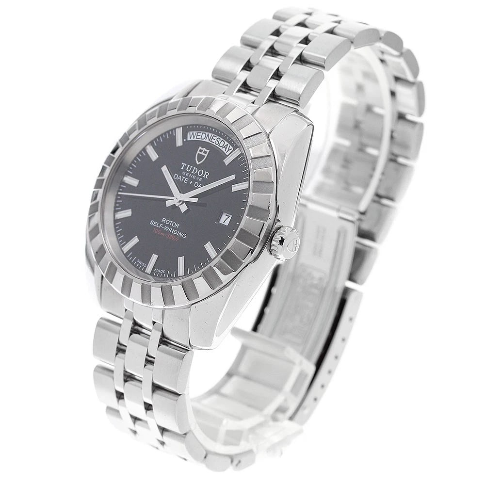 TUDOR CLASSIC DATE DAY AUTOMATIC WATCH - 2