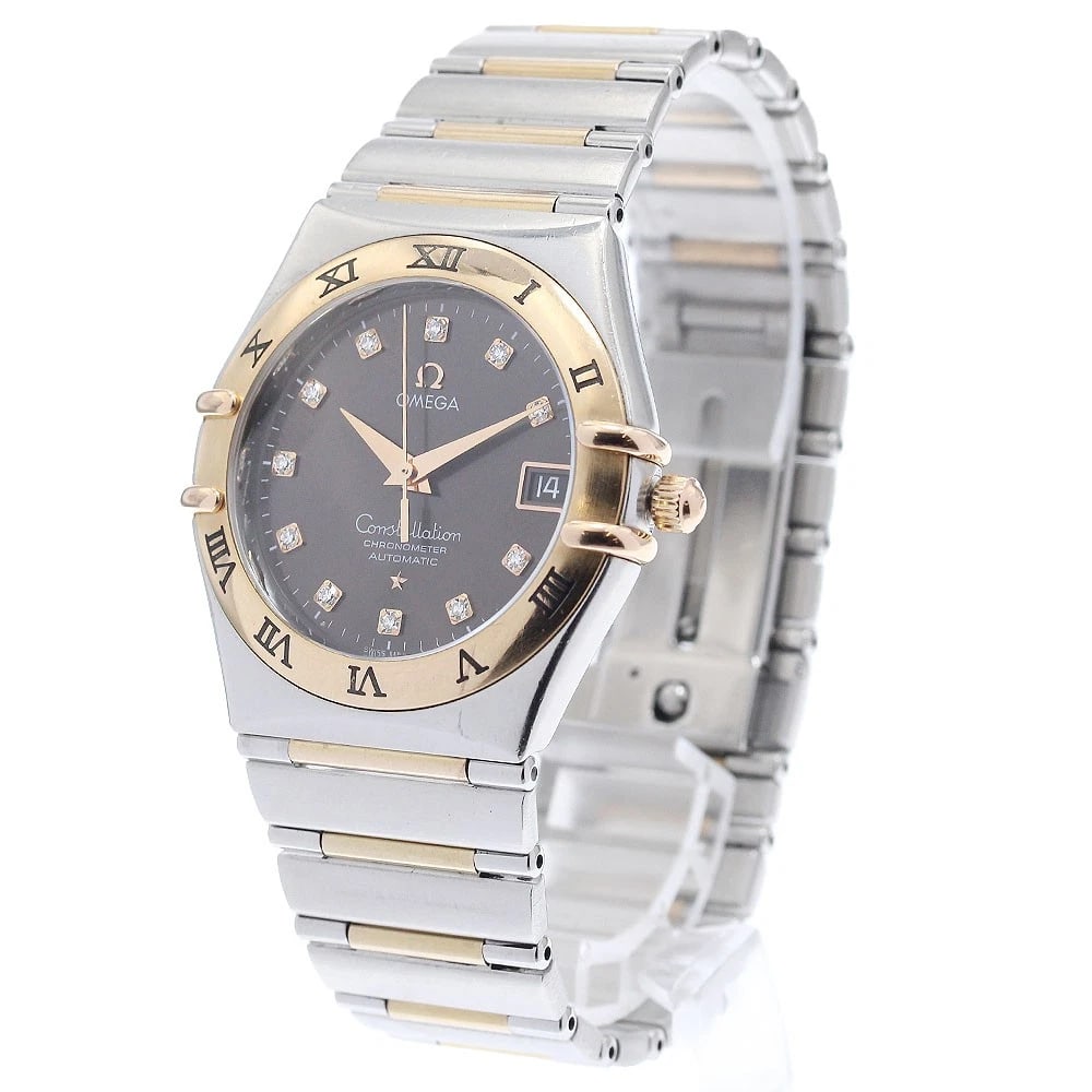 OMEGA CONSTELLATION DIAMOND AUTOMATIC WATCH - 2