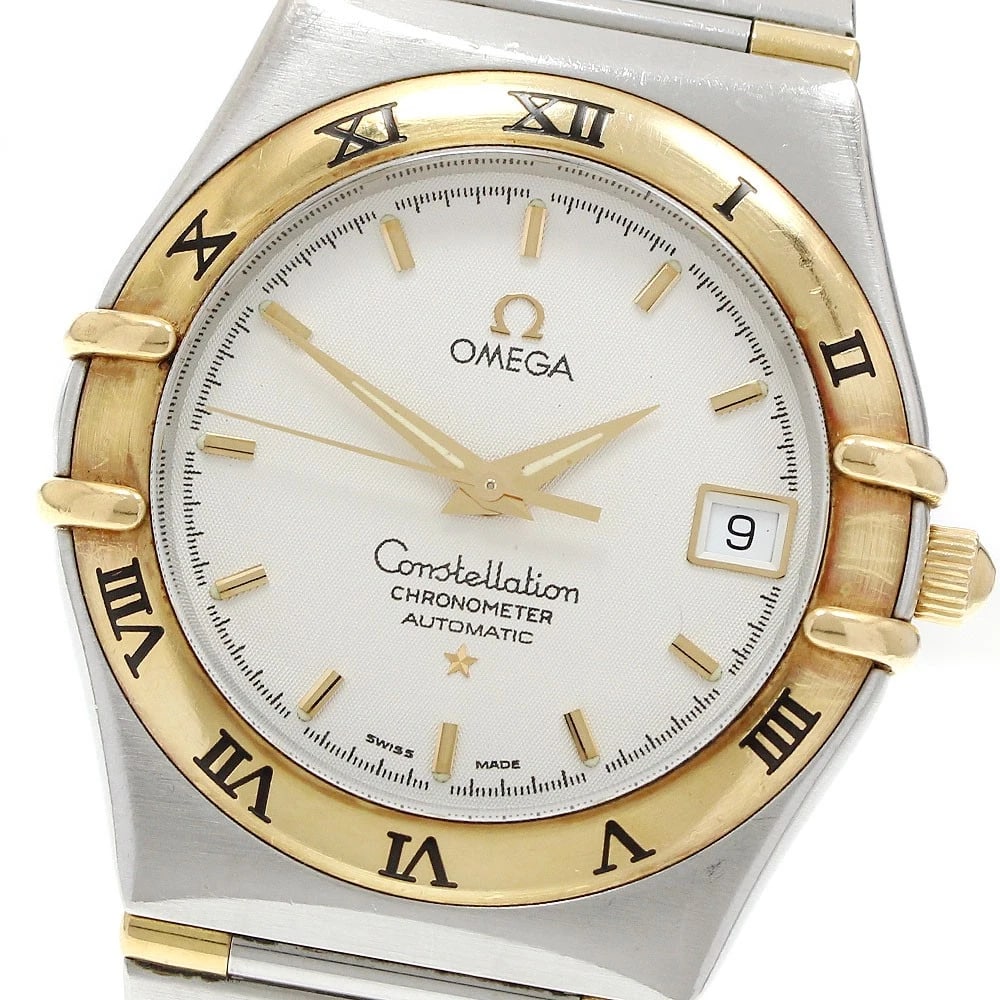 OMEGA CONSTELLATION CHRONOMETER HALF BAR AUTOMATIC WATCH: OMEGA Constellation Chronometer Half Bar Automatic Watch Brand: OMEGA Type/Style: Wristwatch Material: Band Material Stainless Steel/YG, Case Material Stainless Steel/YG Color: Band Color Silver /